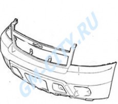 Бампер передний Chevrolet Tahoe