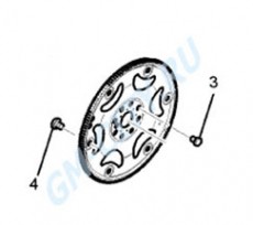 Маховик двигателя 3,2 автомат