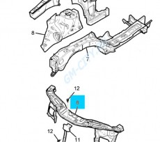 Панель передняя верхняя