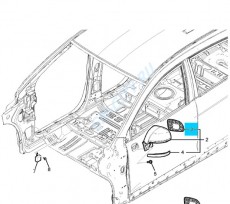 Зеркальный элемент правый