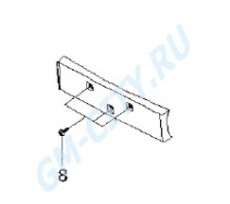 Накладка под номер