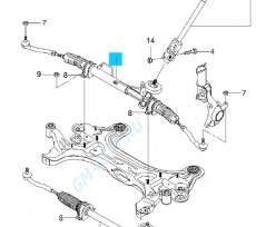 Рейка рулевая