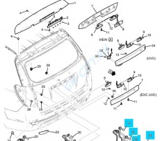 Фонарь задний правый