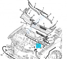 Горловина бачка стеклоомывателя