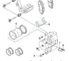 Колодки тормозные передние