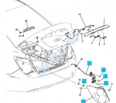 Фара задняя правая седан