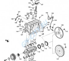 Шкив коленвала 1,6-1,8 ecotec