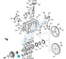 Звездочка коленвала 1,6