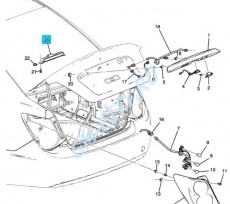 Фонарь стоп-сигнал дополнительный седан