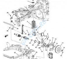 Рычаг передний левый