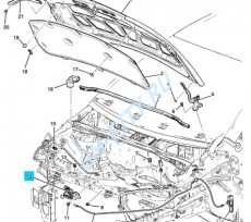 Замок капота