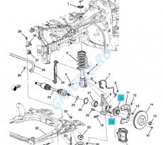 Ступица переднего колеса