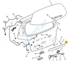 Накладка задней двери
