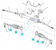 Пыльник рулевой рейки