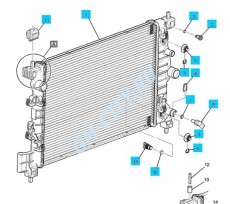 Радиатор охлаждения акпп 1,6