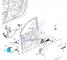 Ограничитель открывания двери