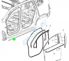 Молдинг порога, проставка