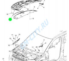 Уплотнение капота