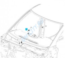 Светодиод индикатора охранной сигнализации