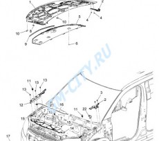 Трос капота