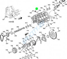 Датчик положения коленвала 5,3