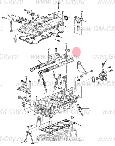 Распредвал выпускной купить для Cadillac ATS - 12627159