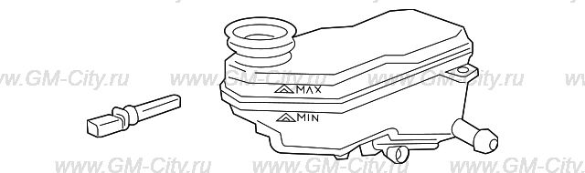 Бачок тормозной жидкости купить для Chevrolet Volt II - 23247422