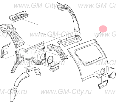 Запчасти cadillac escalade