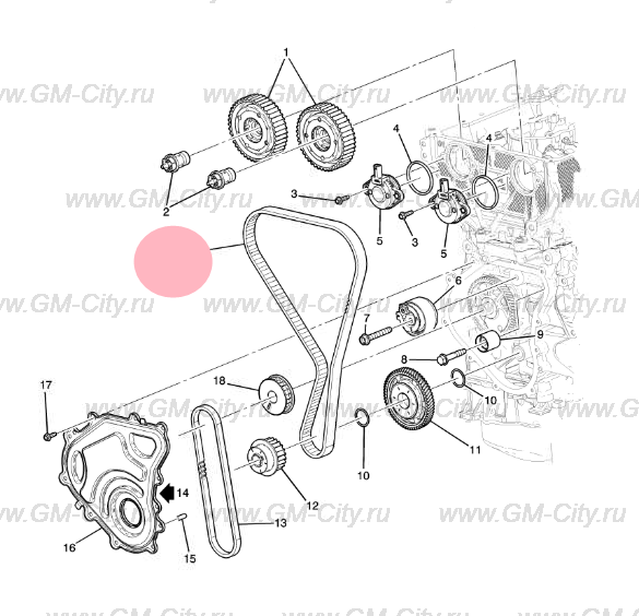 Ремень ГРМ купить для Chevrolet TrailBlazer III - 55489417