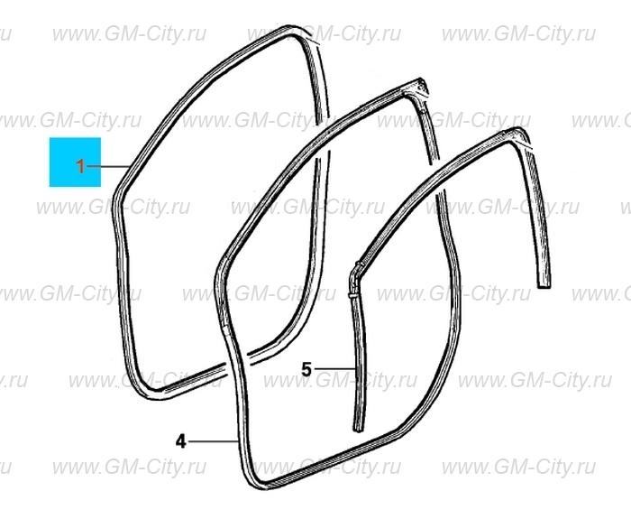 96895448 Кузовные запчасти для Chevrolet Cobalt (Шевроле Кобальт)