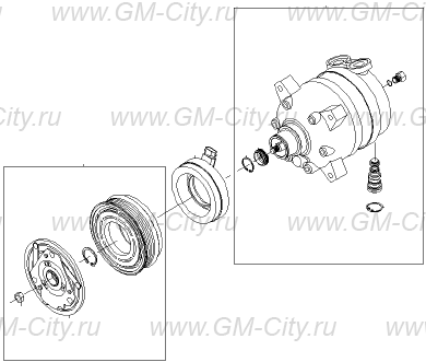 Chevrolet rezzo кондиционер