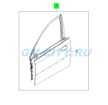 Dver Perednyaya Levaya Kupit Dlya Chevrolet Lacetti 96547851