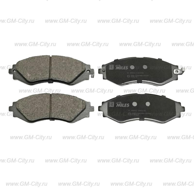 MILES Колодки передние CHEVROLET LANOS/LACETTI/REZZO/DAEWOO NEXIA/NUBIRA/LEGANZA