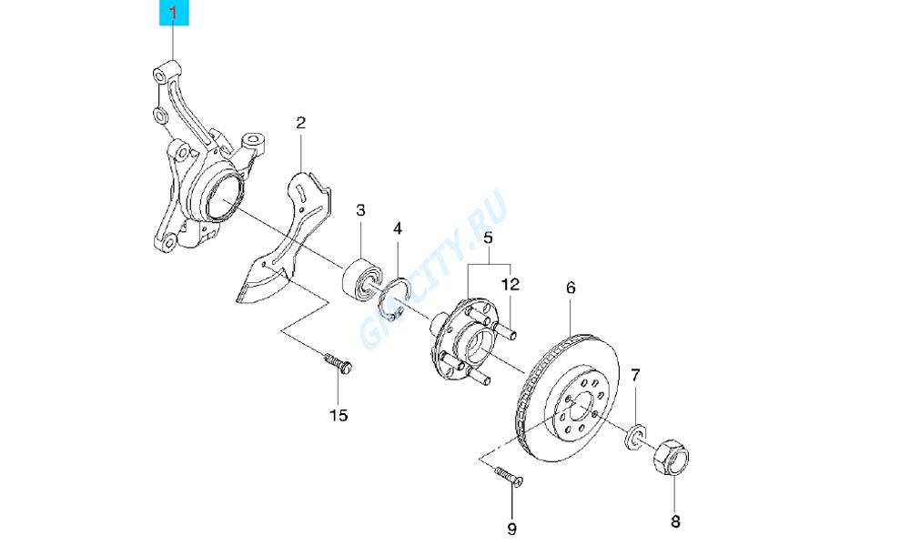 Подвеска для Chevrolet Aveo T255 (Шевроле Авео Т255)