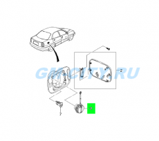 Пробка бензобака Chevrolet Lanos