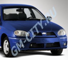 Бампер передний Chevrolet Lanos