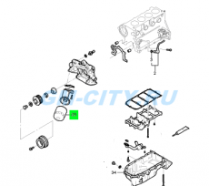 Фильтр масляный 2,4l Chevrolet Captiva C100