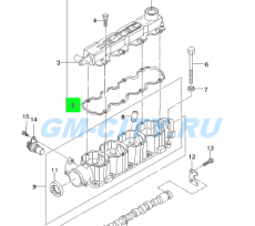 Прокладка клапанной крышки 1.4-1.5l Chevrolet Aveo T200