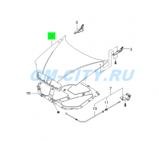 Капот Chevrolet Lanos