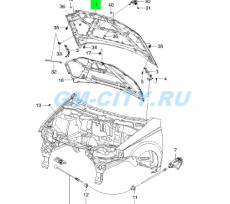 Капот Chevrolet Aveo T200