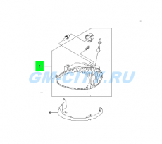 Фара правая под корректор Chevrolet Lanos