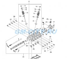 Прокладка гбц 1.2l Chevrolet Aveo T250