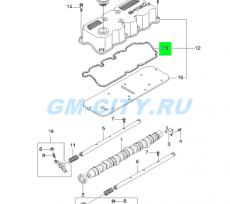 Прокладка клапанной крышки  1-1,2l Chevrolet Spark M200