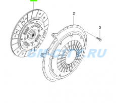 Диск сцепления Chevrolet Rezzo