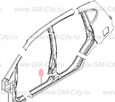 Порог правый Chevrolet Rezzo