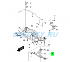 Рычаг передний правый Chevrolet Lacetti