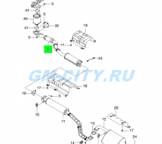 Приемная труба Chevrolet Lacetti