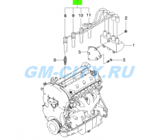 Высоковольтные провода 16v Chevrolet Cruze