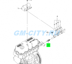 Свеча зажигания 1.2l Chevrolet Aveo T200