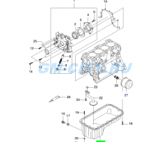 Поддон двигателя 0,8-1,2l Chevrolet Spark M200